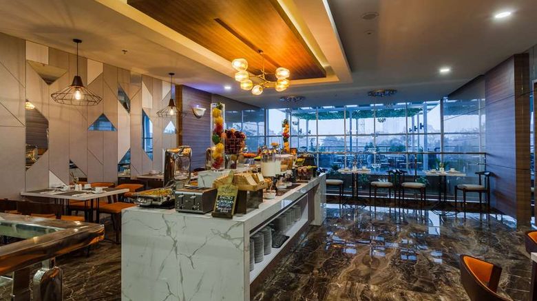 <b>Ramada by Wyndham Serpong Restaurant</b>. Images powered by <a href="https://iceportal.shijigroup.com/" title="IcePortal" target="_blank">IcePortal</a>.
