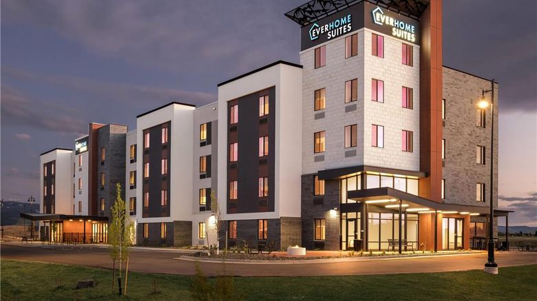 <b>Everhome Suites Bozeman Exterior</b>. Images powered by <a href="https://iceportal.shijigroup.com/" title="IcePortal" target="_blank">IcePortal</a>.