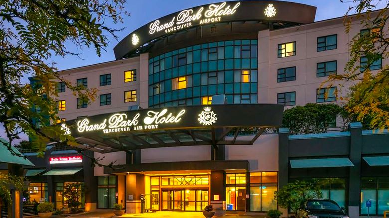 <b>Grand Park Hotel Vancouver Airport Exterior</b>. Images powered by <a href="https://iceportal.shijigroup.com/" title="IcePortal" target="_blank">IcePortal</a>.