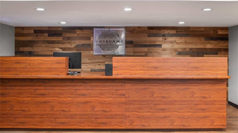 <b>Basecamp Puyallup-Travelodge by Wyndham Lobby</b>. Images powered by <a href="https://iceportal.shijigroup.com/" title="IcePortal" target="_blank">IcePortal</a>.