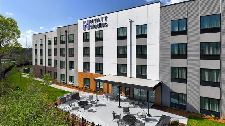 <b>Hyatt Studios Mobile Tillmans Corner Exterior</b>. Images powered by <a href="https://iceportal.shijigroup.com/" title="IcePortal" target="_blank">IcePortal</a>.