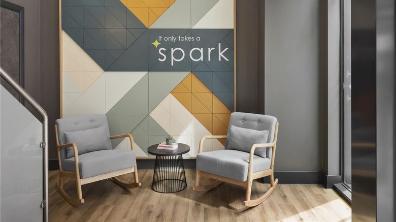 <b>Spark by Hilton London Romford Lobby</b>. Images powered by <a href="https://iceportal.shijigroup.com/" title="IcePortal" target="_blank">IcePortal</a>.
