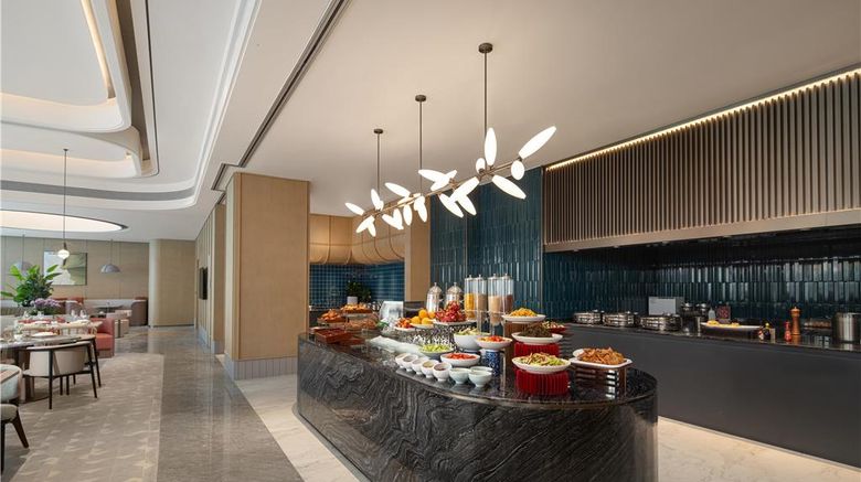 <b>Hilton Garden Inn Chengde High-Tech Zone Restaurant</b>. Images powered by <a href="https://iceportal.shijigroup.com/" title="IcePortal" target="_blank">IcePortal</a>.