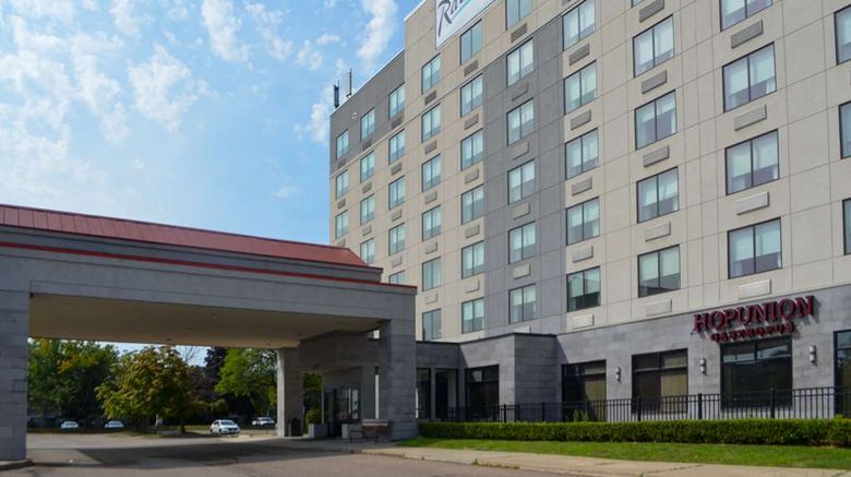 Radisson Hotel Detroit Metro Airport Exterior. Images powered by <a href="https://iceportal.shijigroup.com" target="_blank" rel="noopener">Ice Portal</a>.