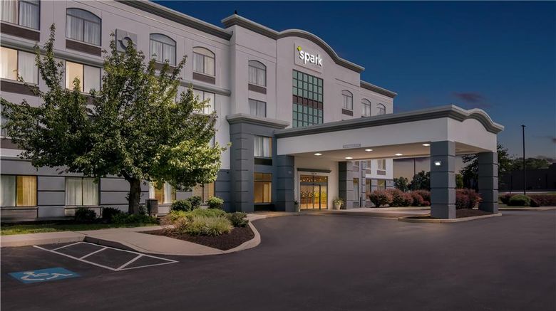 <b>Spark by Hilton Mechanicsburg Exterior</b>. Images powered by <a href="https://iceportal.shijigroup.com/" title="IcePortal" target="_blank">IcePortal</a>.