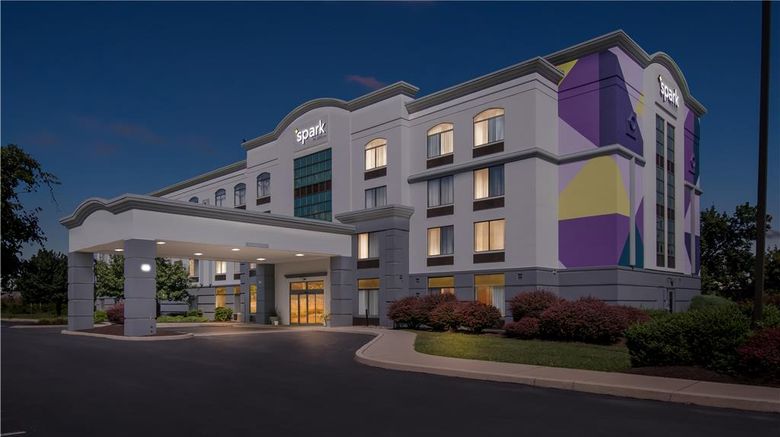 <b>Spark by Hilton Mechanicsburg Exterior</b>. Images powered by <a href="https://iceportal.shijigroup.com/" title="IcePortal" target="_blank">IcePortal</a>.