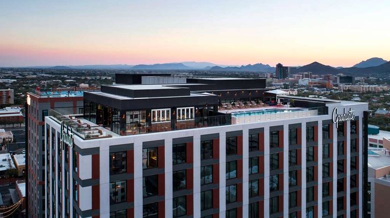 <b>Graduate by Hilton Tucson Exterior</b>. Images powered by <a href="https://iceportal.shijigroup.com/" title="IcePortal" target="_blank">IcePortal</a>.