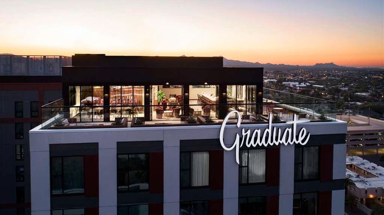 Graduate by Hilton Tucson Exterior. Images powered by <a href="https://iceportal.shijigroup.com" target="_blank" rel="noopener">Ice Portal</a>.