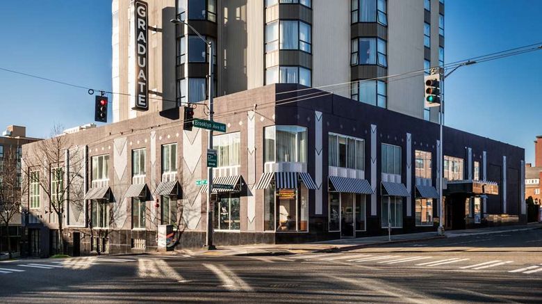 <b>Graduate by Hilton Seattle Exterior</b>. Images powered by <a href="https://iceportal.shijigroup.com/" title="IcePortal" target="_blank">IcePortal</a>.