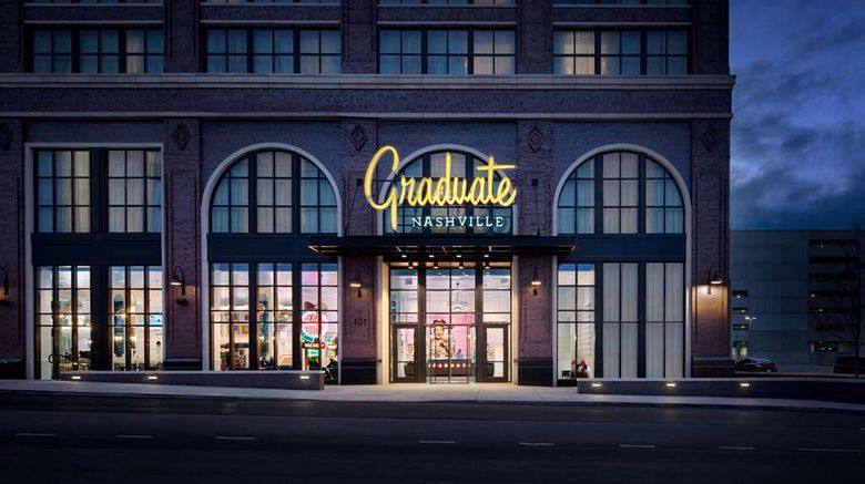 <b>Graduate by Hilton Nashville Exterior</b>. Images powered by <a href="https://iceportal.shijigroup.com/" title="IcePortal" target="_blank">IcePortal</a>.