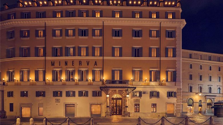 Orient Express La Minerva Exterior. Images powered by <a href="https://iceportal.shijigroup.com" target="_blank" rel="noopener">Ice Portal</a>.