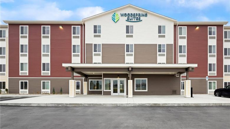 <b>Woodspring Suites Billings Exterior</b>. Images powered by <a href="https://iceportal.shijigroup.com/" title="IcePortal" target="_blank">IcePortal</a>.