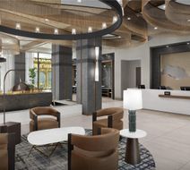 Embassy Suites Pigeon Forge Lobby