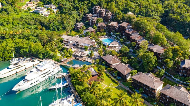 <b>Zoetry Marigot Bay St Lucia Exterior</b>. Images powered by <a href="https://iceportal.shijigroup.com/" title="IcePortal" target="_blank">IcePortal</a>.