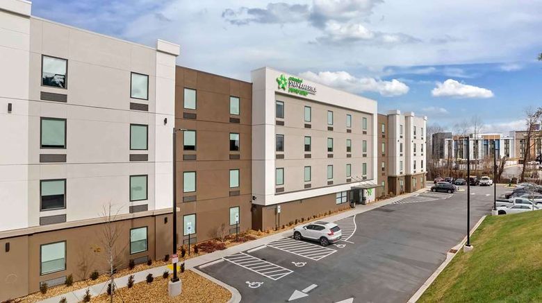 <b>Extended Stay America Premier Asheville Exterior</b>. Images powered by <a href="https://iceportal.shijigroup.com/" title="IcePortal" target="_blank">IcePortal</a>.