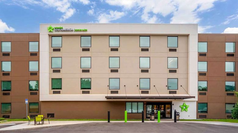 Extended Stay America Premier Corry Exterior. Images powered by <a href="https://iceportal.shijigroup.com" target="_blank" rel="noopener">Ice Portal</a>.