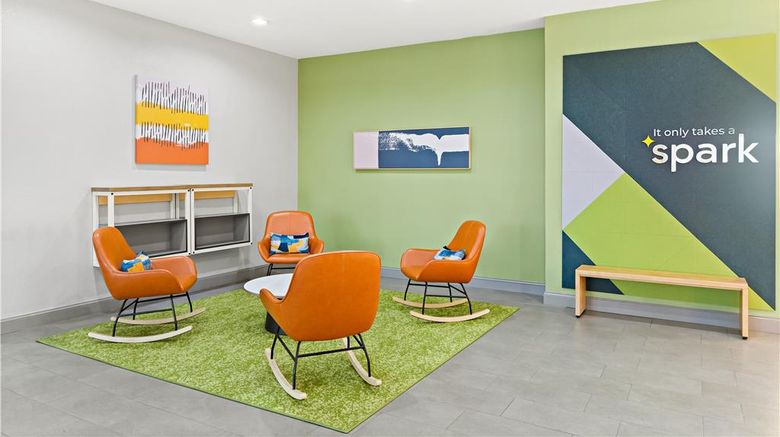 <b>Spark by Hilton Panama City Beach Lobby</b>. Images powered by <a href="https://iceportal.shijigroup.com/" title="IcePortal" target="_blank">IcePortal</a>.