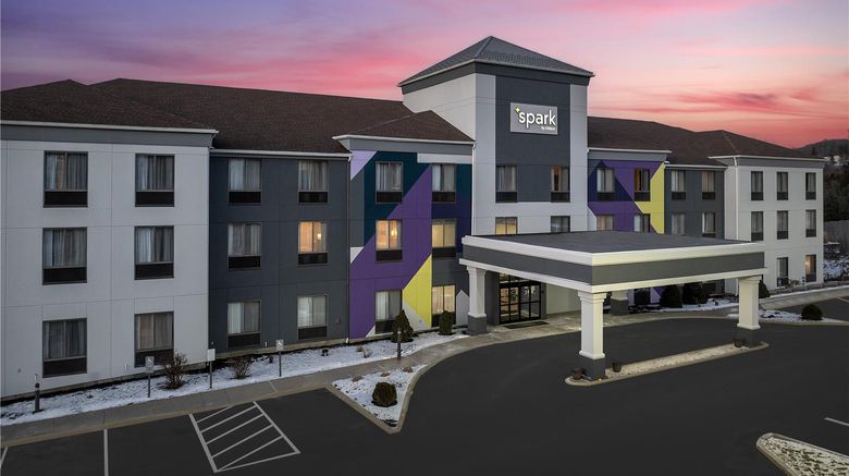 <b>Spark by Hilton Vestal Binghamton Exterior</b>. Images powered by <a href="https://iceportal.shijigroup.com/" title="IcePortal" target="_blank">IcePortal</a>.