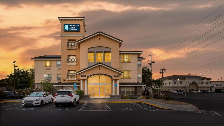 <b>MainStay Suites Las Vegas Flamingo Exterior</b>. Images powered by <a href="https://iceportal.shijigroup.com/" title="IcePortal" target="_blank">IcePortal</a>.