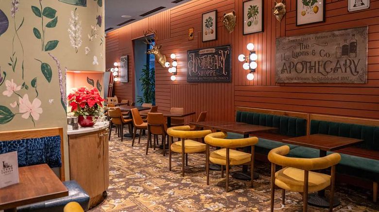 <b>Hotel Theo New Orleans, Tapestry Coll Restaurant</b>. Images powered by <a href="https://iceportal.shijigroup.com/" title="IcePortal" target="_blank">IcePortal</a>.