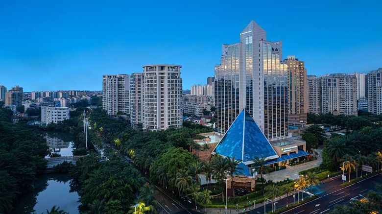 <b>Wyndham Garden Haikou Meilan Exterior</b>. Images powered by <a href="https://iceportal.shijigroup.com/" title="IcePortal" target="_blank">IcePortal</a>.