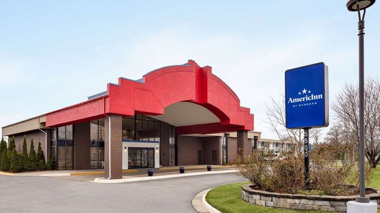 AmericInn Grand Rapids Airport North Exterior. Images powered by <a href="https://iceportal.shijigroup.com" target="_blank" rel="noopener">Ice Portal</a>.