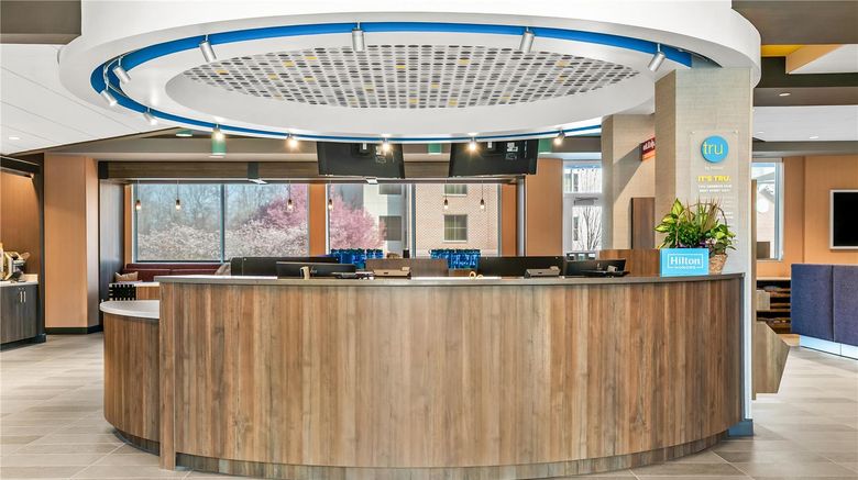 <b>Tru by Hilton Hagerstown Lobby</b>. Images powered by <a href="https://iceportal.shijigroup.com/" title="IcePortal" target="_blank">IcePortal</a>.