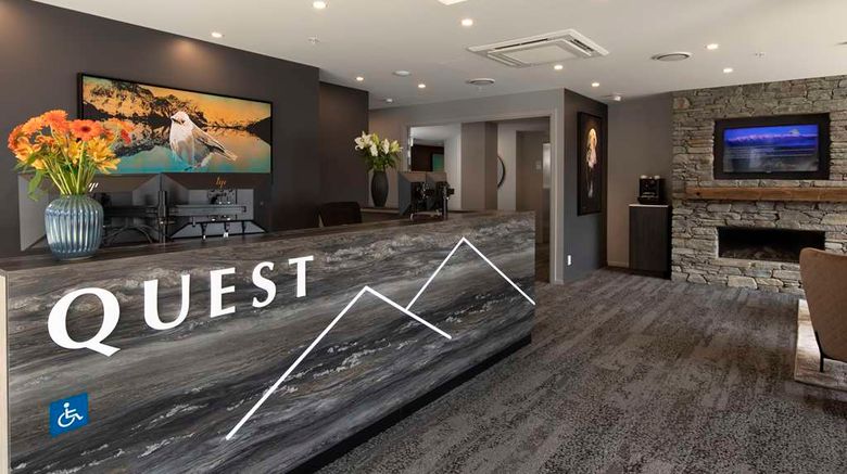 <b>Quest Queenstown Lobby</b>. Images powered by <a href="https://iceportal.shijigroup.com/" title="IcePortal" target="_blank">IcePortal</a>.