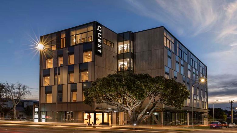 <b>Quest Takapuna Exterior</b>. Images powered by <a href="https://iceportal.shijigroup.com/" title="IcePortal" target="_blank">IcePortal</a>.