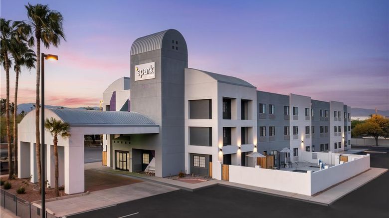 <b>Spark by Hilton Tucson Airport Exterior</b>. Images powered by <a href="https://iceportal.shijigroup.com/" title="IcePortal" target="_blank">IcePortal</a>.