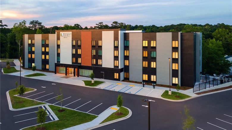 LivSmart Studios by Hilton Columbia Grey Exterior. Images powered by <a href="https://iceportal.shijigroup.com" target="_blank" rel="noopener">Ice Portal</a>.