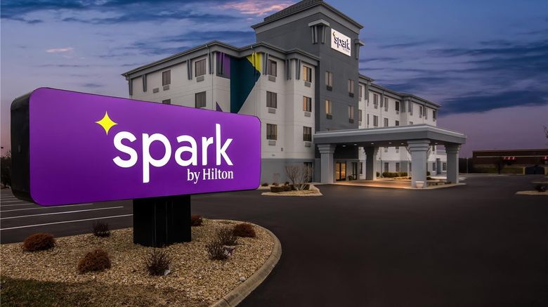 <b>Spark by Hilton Cincinnati Fairfield Exterior</b>. Images powered by <a href="https://iceportal.shijigroup.com/" title="IcePortal" target="_blank">IcePortal</a>.