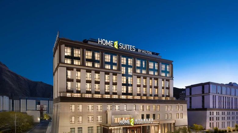 Home2 Suites Lhasa Tibet Museum Exterior. Images powered by <a href="https://iceportal.shijigroup.com" target="_blank" rel="noopener">Ice Portal</a>.