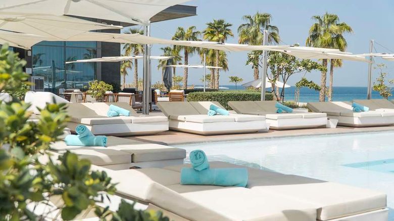 <b>Nikki Beach Resort Spa Dubai Pool</b>. Images powered by <a href="https://iceportal.shijigroup.com/" title="IcePortal" target="_blank">IcePortal</a>.