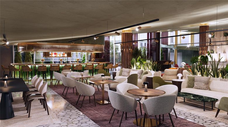 <b>Hyatt Regency Rome Central Restaurant</b>. Images powered by <a href="https://iceportal.shijigroup.com/" title="IcePortal" target="_blank">IcePortal</a>.