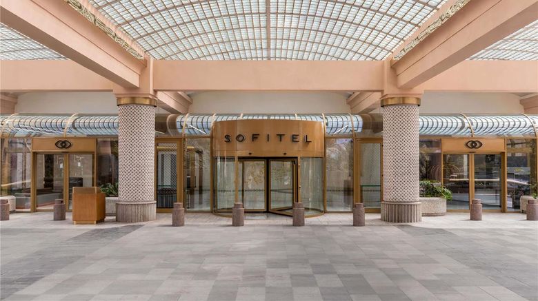 <b>Sofitel Cairo the Nile Exterior</b>. Images powered by <a href="https://iceportal.shijigroup.com/" title="IcePortal" target="_blank">IcePortal</a>.