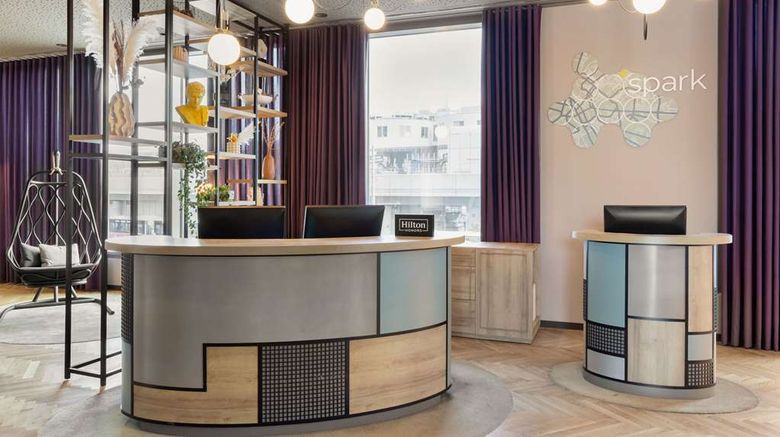 <b>Spark Vienna Donaustadt Lobby</b>. Images powered by <a href="https://iceportal.shijigroup.com/" title="IcePortal" target="_blank">IcePortal</a>.