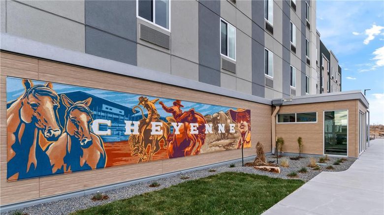 <b>Everhome Suites Cheyenne Exterior</b>. Images powered by <a href="https://iceportal.shijigroup.com/" title="IcePortal" target="_blank">IcePortal</a>.