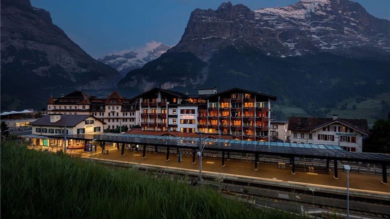 <b>Derby Hotel Grindelwald Exterior</b>. Images powered by <a href="https://iceportal.shijigroup.com/" title="IcePortal" target="_blank">IcePortal</a>.