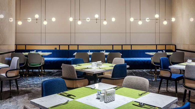 <b>Hilton Garden Inn Hefei High-Tech Zone Restaurant</b>. Images powered by <a href="https://iceportal.shijigroup.com/" title="IcePortal" target="_blank">IcePortal</a>.