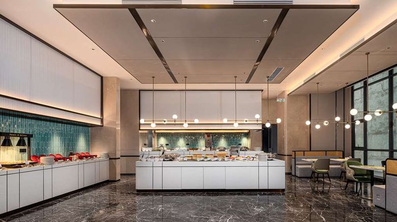 <b>Hilton Garden Inn Hefei High-Tech Zone Restaurant</b>. Images powered by <a href="https://iceportal.shijigroup.com/" title="IcePortal" target="_blank">IcePortal</a>.