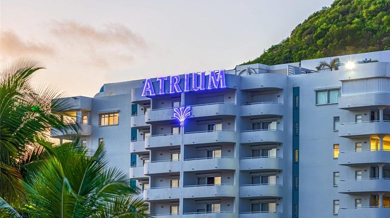 The Atrium Beach Resort and Spa Exterior. Images powered by <a href="https://iceportal.shijigroup.com" target="_blank" rel="noopener">Ice Portal</a>.