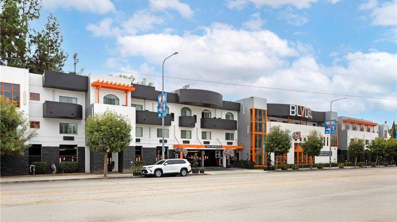 <b>BLVD Hotel & Studios Universal-Hollywood Exterior</b>. Images powered by <a href="https://iceportal.shijigroup.com/" title="IcePortal" target="_blank">IcePortal</a>.