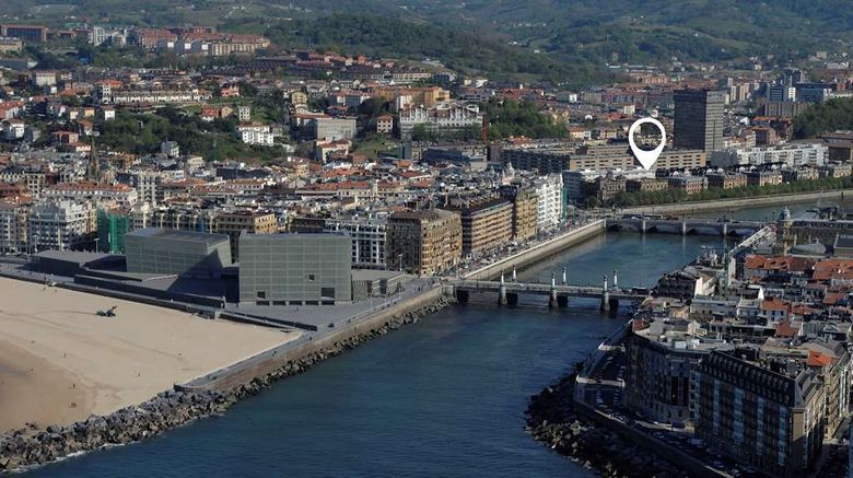 <b>abba San Sebastian Hotel Exterior</b>. Images powered by <a href="https://iceportal.shijigroup.com/" title="IcePortal" target="_blank">IcePortal</a>.