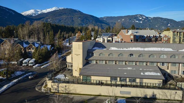 <b>Listel Whistler Hotel Exterior</b>. Images powered by <a href="https://iceportal.shijigroup.com/" title="IcePortal" target="_blank">IcePortal</a>.