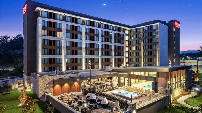 <b>Drury Plaza Hotel Pigeon Forge Exterior</b>. Images powered by <a href="https://iceportal.shijigroup.com/" title="IcePortal" target="_blank">IcePortal</a>.