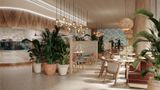 <b>Hilton Kuwait Resort Restaurant</b>. Images powered by <a href="https://iceportal.shijigroup.com/" title="IcePortal" target="_blank">IcePortal</a>.