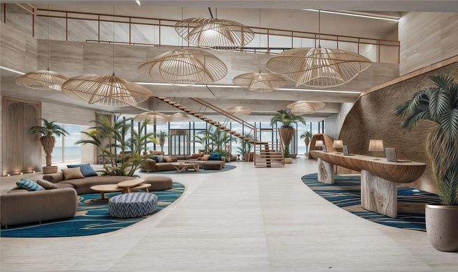 Hilton Kuwait Resort Lobby