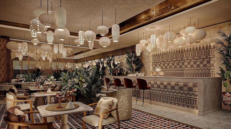 <b>Hilton Kuwait Resort Restaurant</b>. Images powered by <a href="https://iceportal.shijigroup.com/" title="IcePortal" target="_blank">IcePortal</a>.