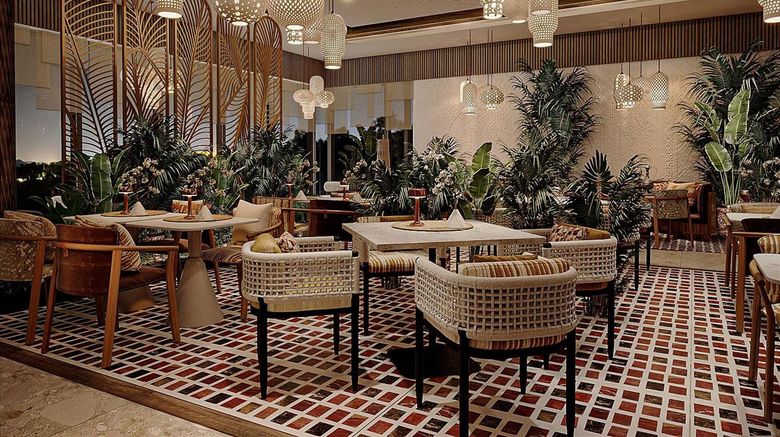 <b>Hilton Kuwait Resort Restaurant</b>. Images powered by <a href="https://iceportal.shijigroup.com/" title="IcePortal" target="_blank">IcePortal</a>.